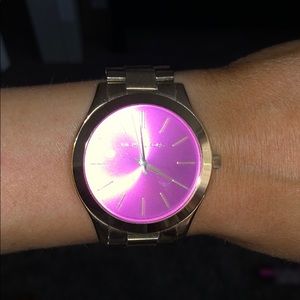 Gold Michael Kors watch
